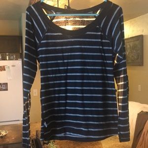 Striped long sleeve shirt